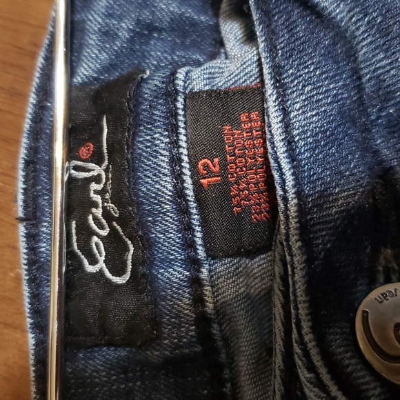 Earl Jean's with Flower Embroidery - Picture 6 of 10